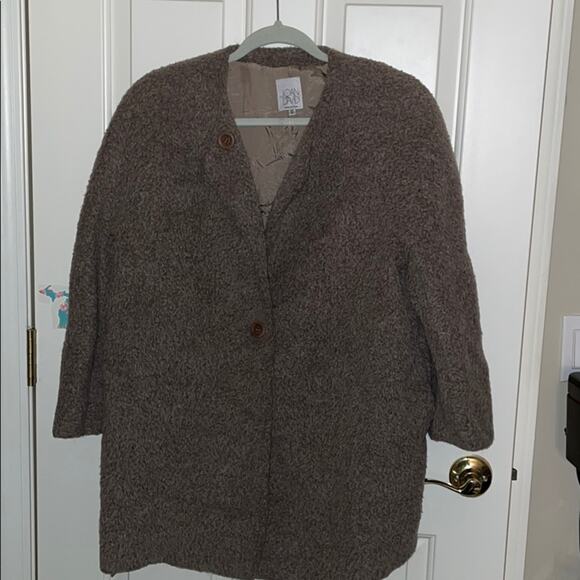 Joan & David Italian alpaca jacket size 8 - Picture 3 of 7